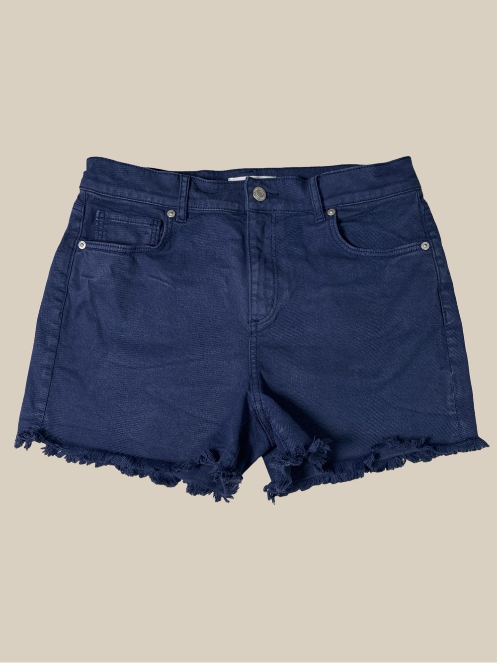 Loft Women’s Navy Blue The Cut Off Shorts SZ 27/4